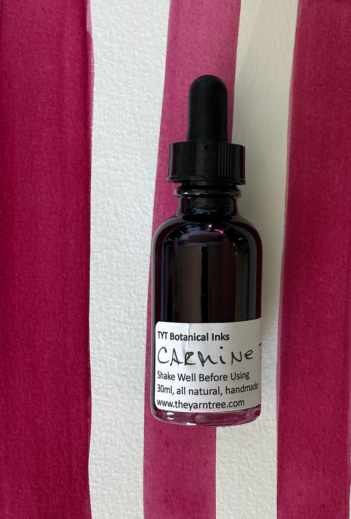 Carmine Ink | The Yarn Tree - fiber, yarn and natural dyes
