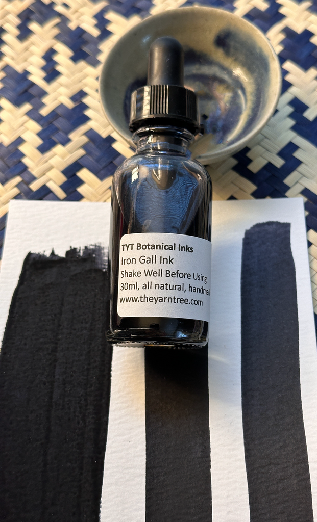 Iron Gall Ink | The Yarn Tree - fiber, yarn and natural dyes