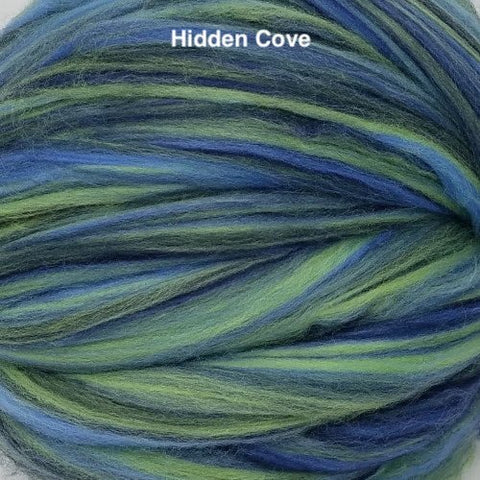 Foxglove Multi-colored Merino Wool Roving | The Yarn Tree - fiber, yarn and natural dyes