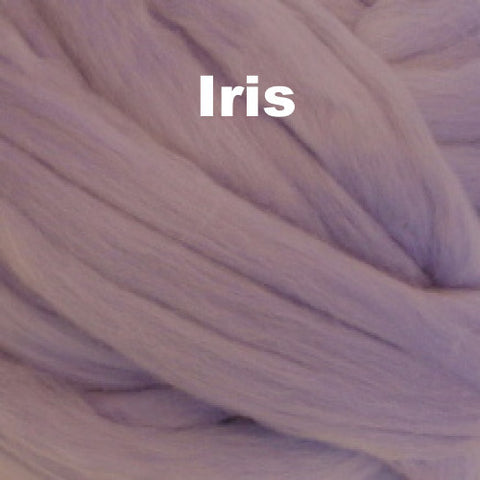 Merino Wool Roving Iris