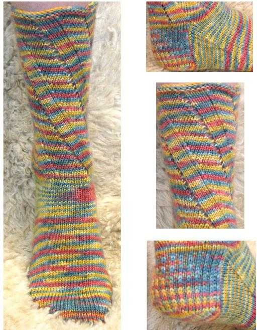 Knitting Patterns - Tutti Frutti Sock | The Yarn Tree - fiber, yarn and natural dyes