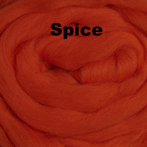 Merino Wool Roving Spice