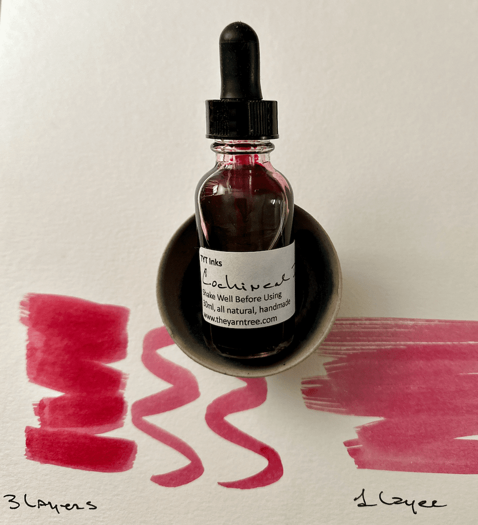 Cochineal Ink | The Yarn Tree - fiber, yarn and natural dyes