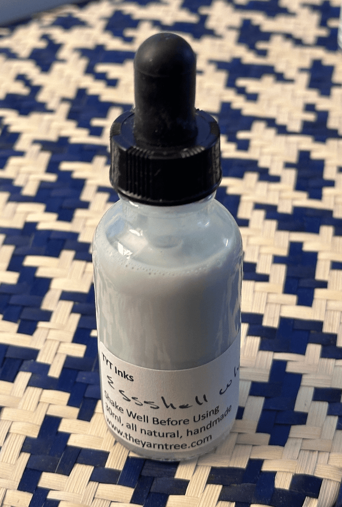 Eggshell White Ink | The Yarn Tree - fiber, yarn and natural dyes