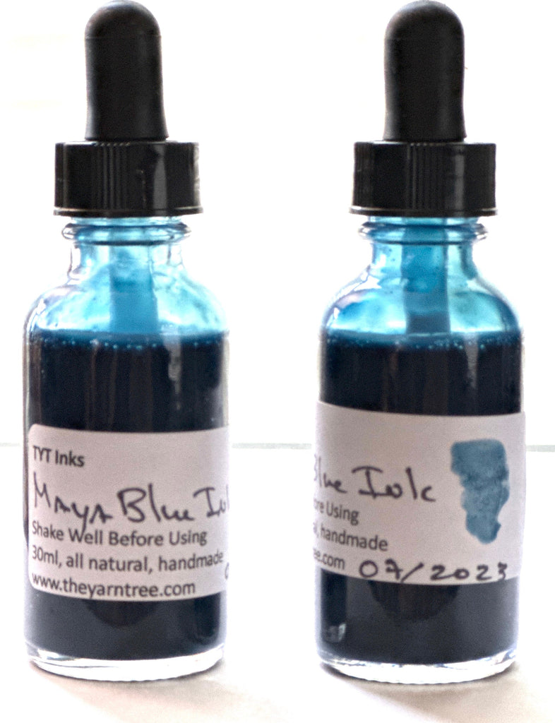 Maya Blue Ink | The Yarn Tree - fiber, yarn and natural dyes