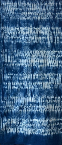 Indigo/Shibori Cotton Scarves | The Yarn Tree - fiber, yarn and natural dyes