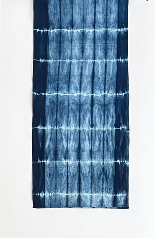 Indigo/Shibori Cotton Scarves | The Yarn Tree - fiber, yarn and natural dyes