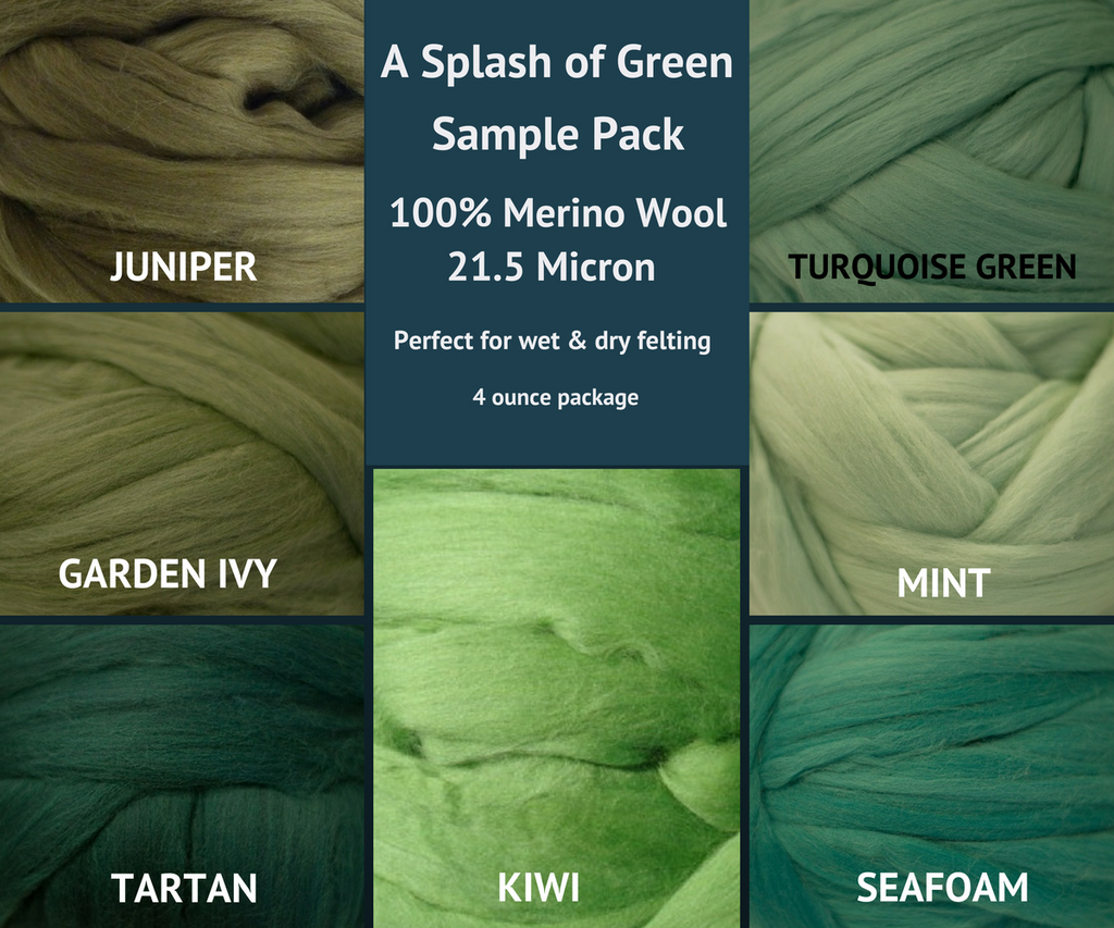 Merino Wool Roving Sample Packs – The Yarn Tree - fiber, yarn and ...
