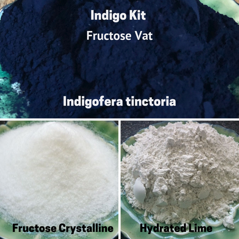 Natural Dyes - Indigo Kit Fructose Vat Indigofera Tinctoria