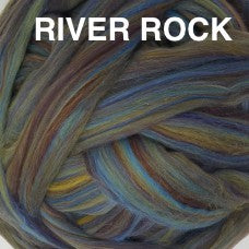 Foxglove Multi-colored Merino Wool Roving