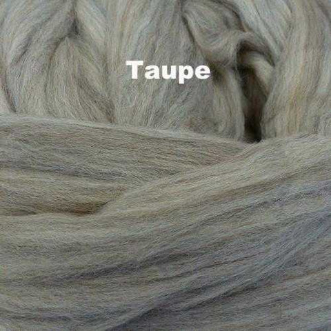 Merino Wool Roving - Taupe