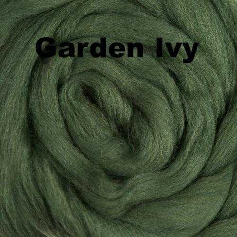Merino Wool Roving Garden Ivy