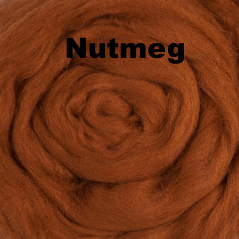 Merino Wool Roving Nutmeg