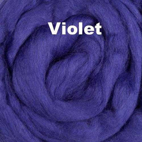 Merino Wool Roving Violet